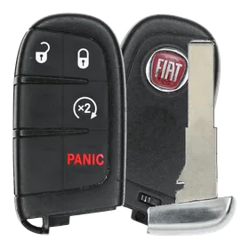 Fiat 4-button smart key, programmed at your car by Car & Keys San Diego