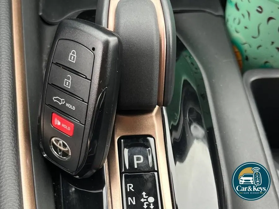 A smart key programmed at the car